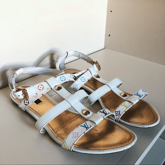 Authentic Louis Vuitton Sandals - Picture 1 of 3